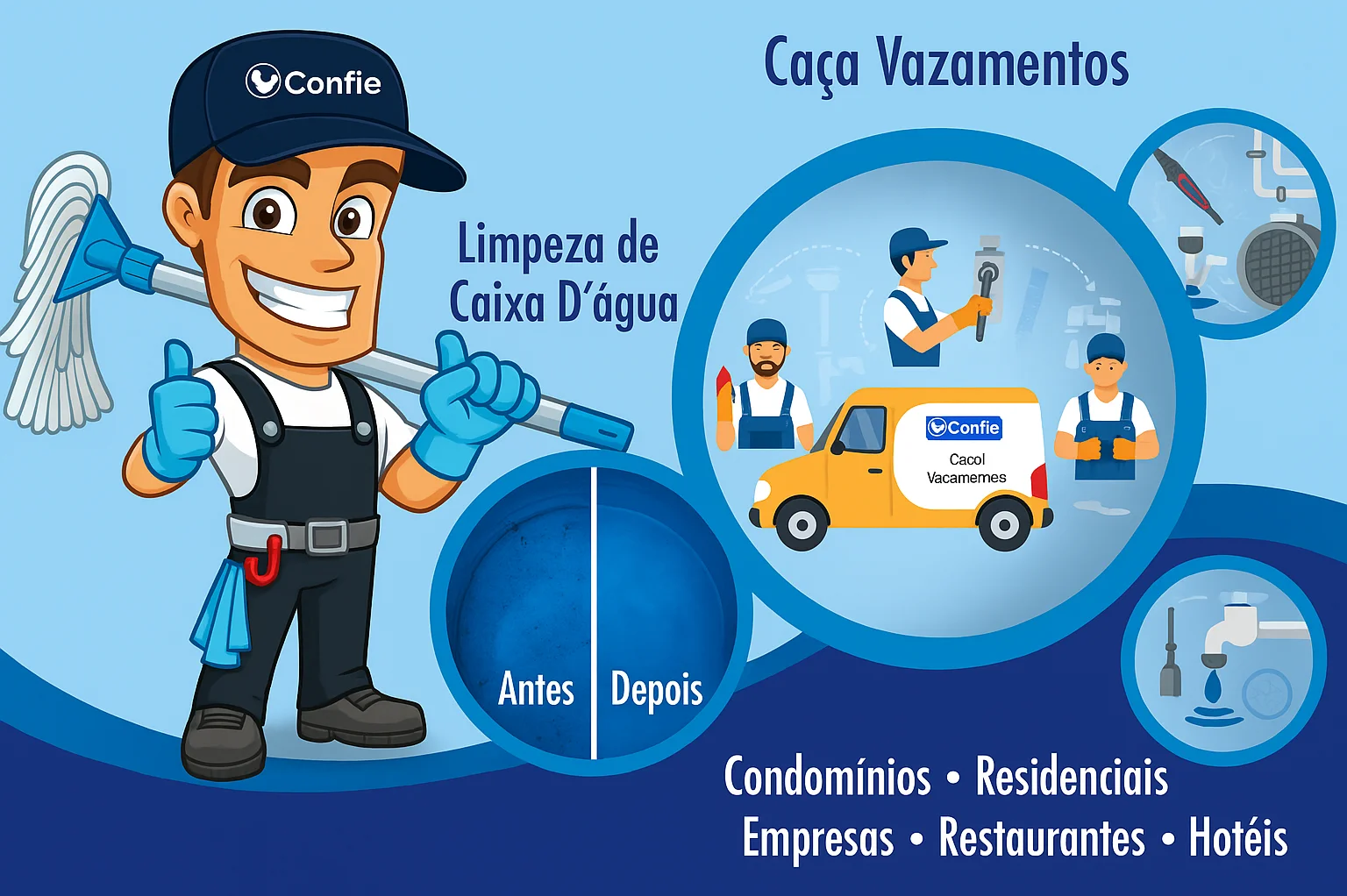 Equipe Confie realizando diagnóstico com geofone